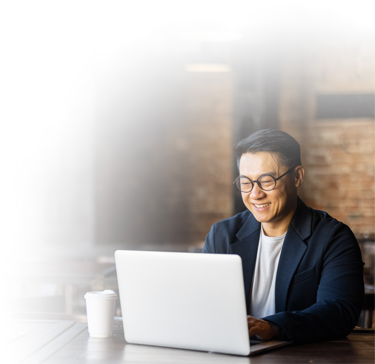 Customer on Laptop Customer on Laptop